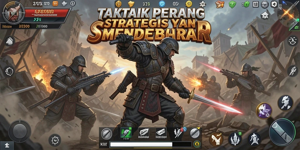 Tampilan gameplay 2739 yang menegangkan dengan aksi strategi intens.