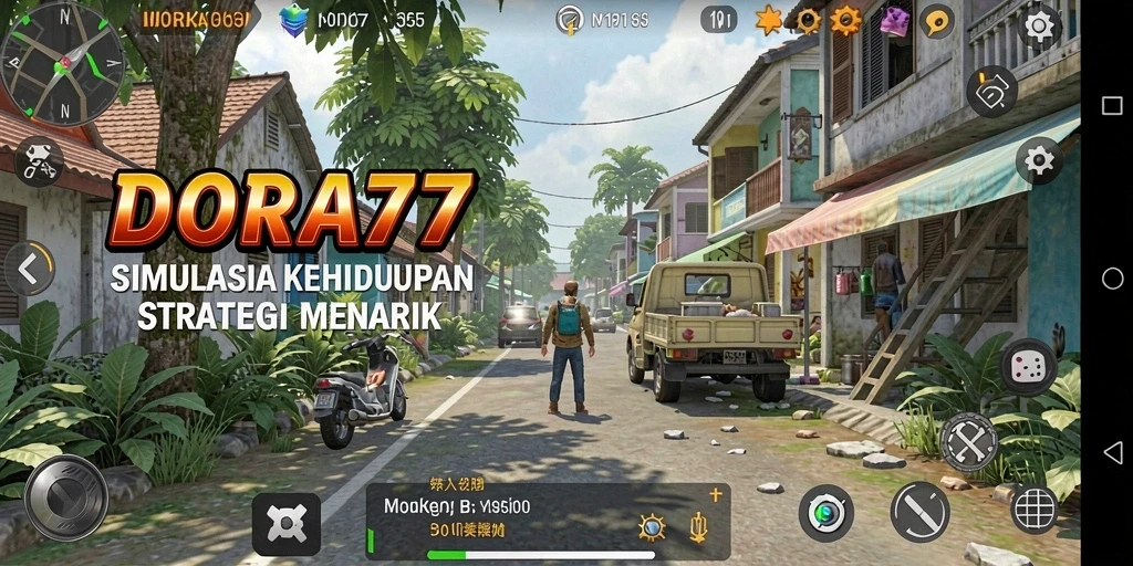 Tangkapan layar DORA77 menampilkan momen gameplay simulasi yang seru.