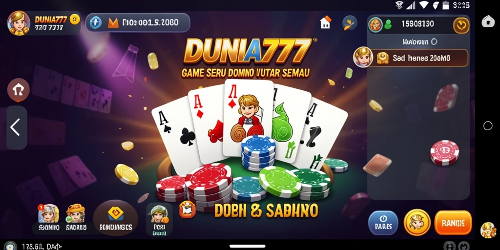 Tampilan gameplay DUNIA777 yang seru dan interaktif.