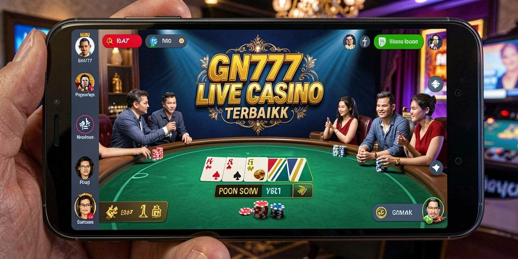 Gameplay menarik di GN777 dengan dealer langsung dan pengalaman kasino nyata.
