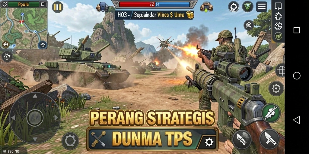 Gameplay mendebarkan dalam H03 dengan pertempuran yang intens.
