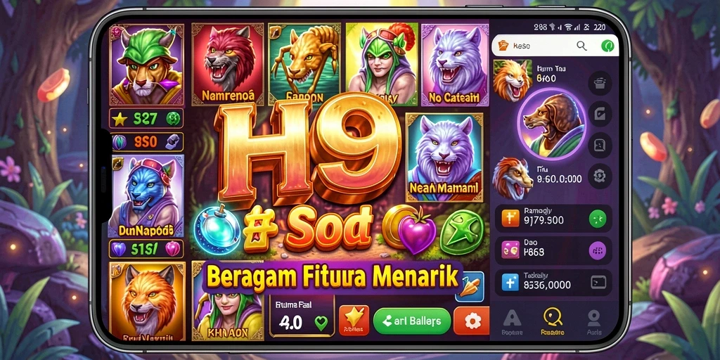 Tampilan menarik dari gameplay Slot H89 yang menyenangkan.