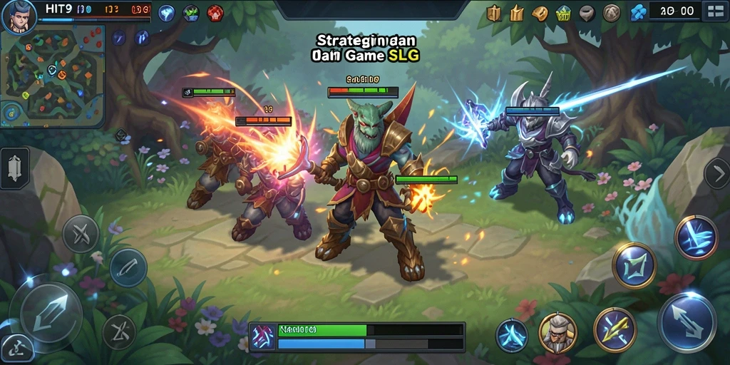 Tampilan gameplay menegangkan dalam HIT9 dengan strategi yang mendalam.