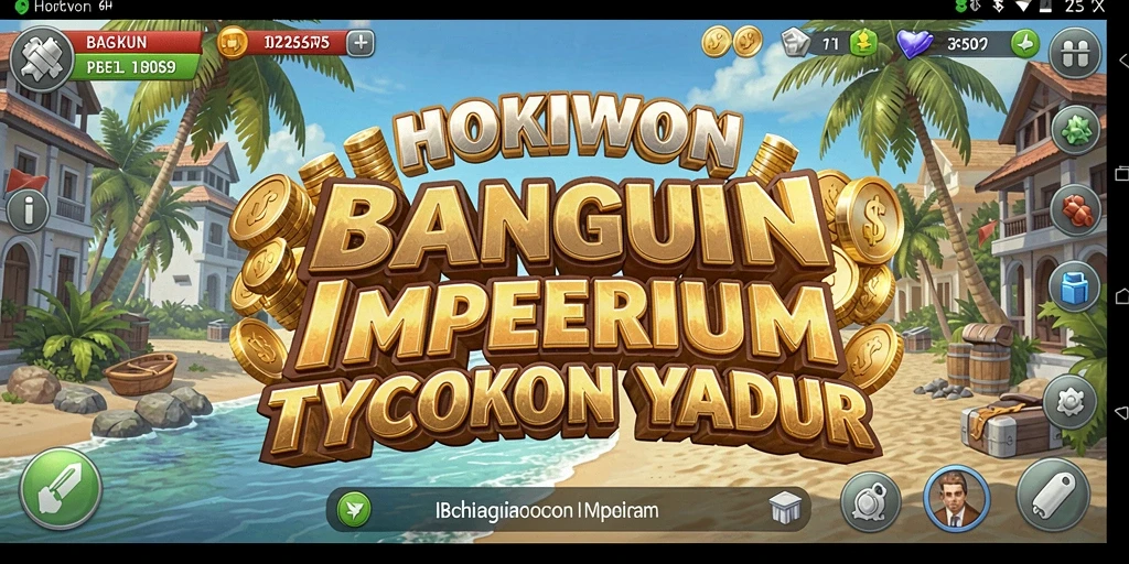 Screenshot HOKIWON menampilkan keseruan gameplay Tycoon.