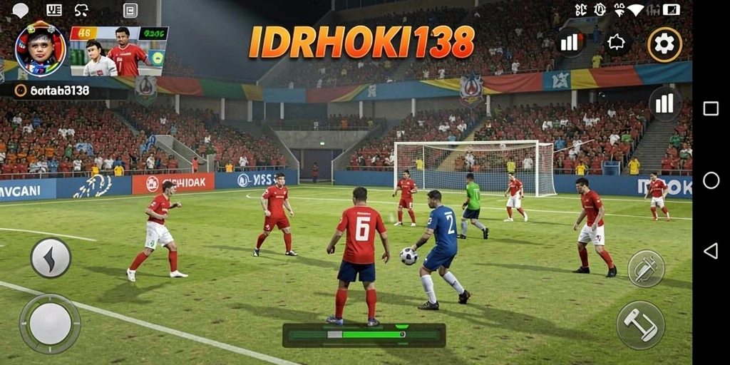 Tangkapan layar IDRHOKI138 menunjukkan keseruan gameplay olahraga.