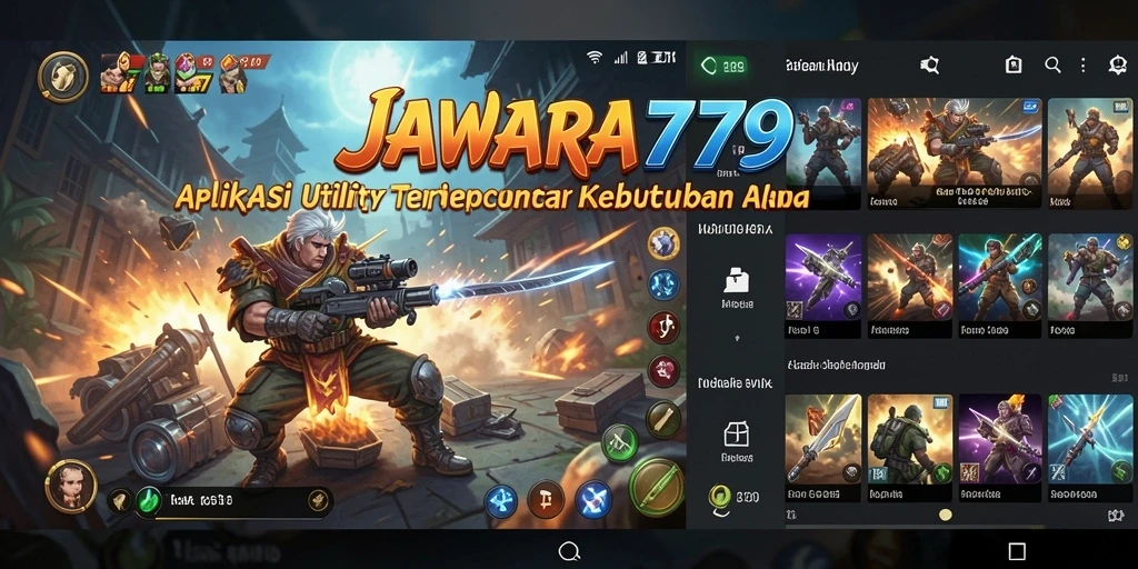 Tampilan antarmuka JAWARA79 yang sederhana dan intuitif.