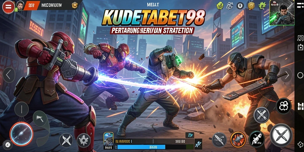 Screenshot KUDETABET98 menunjukkan aksi pertempuran yang mendebarkan dan grafis berkualitas tinggi.