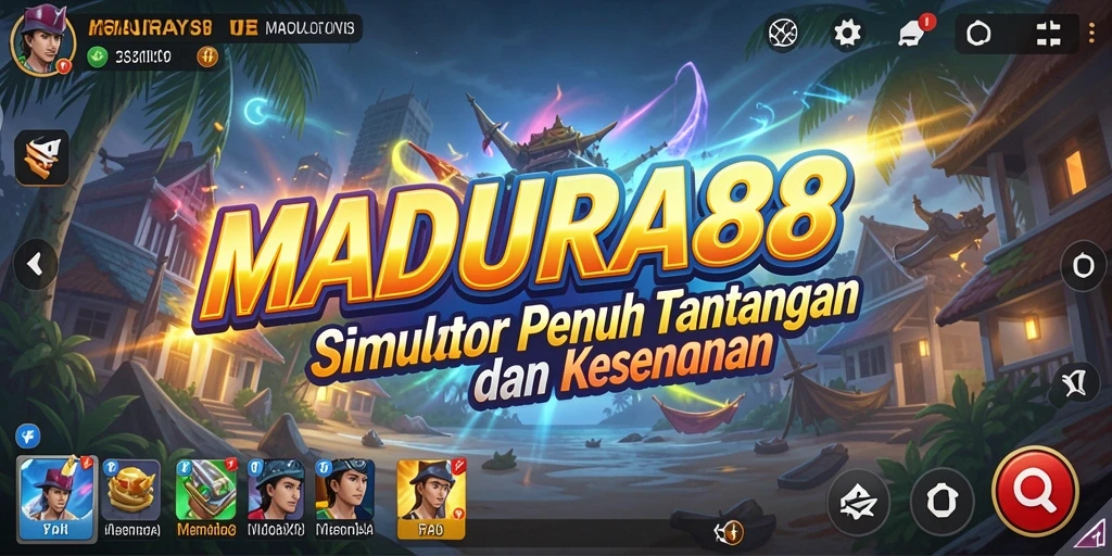 Tampilan permainan MADURA88 yang menarik dengan simulasi kehidupan.