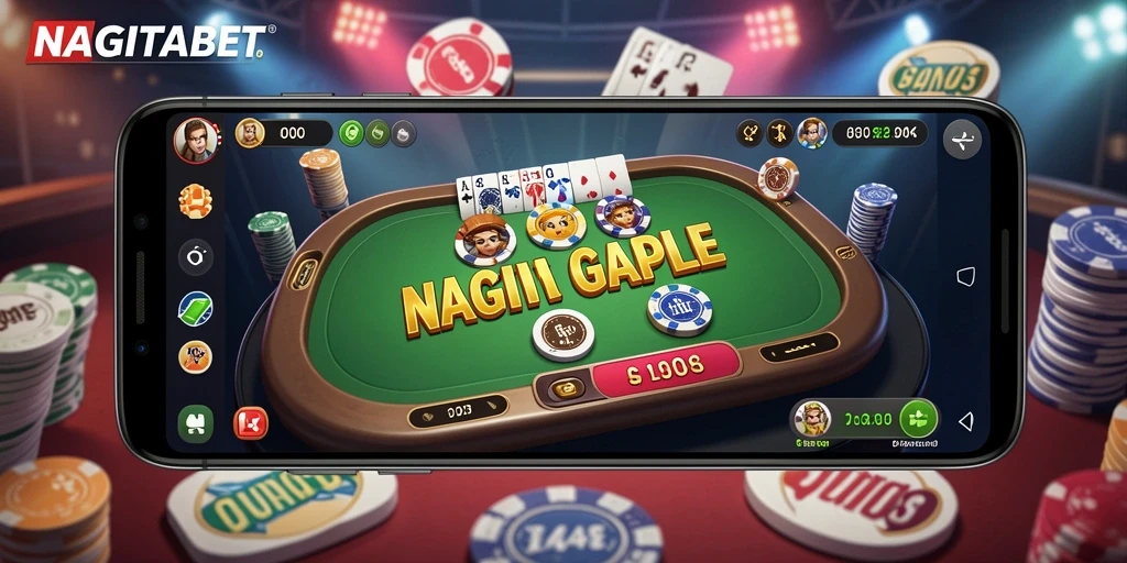 Tampilan permainan Gaple yang seru dan interaktif.