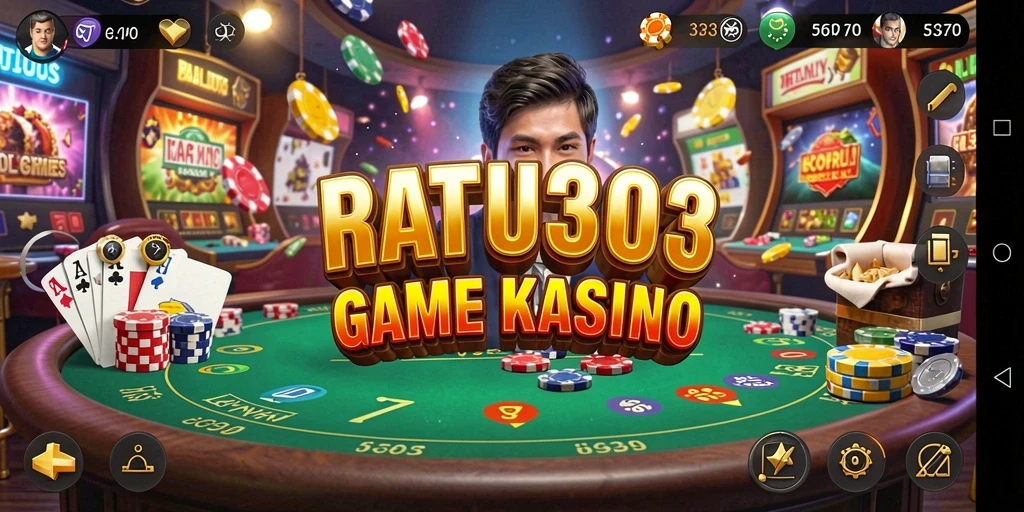 Screenshot gameplay menarik dari RATU303 yang menunjukkan keseruan permainan Kasino.