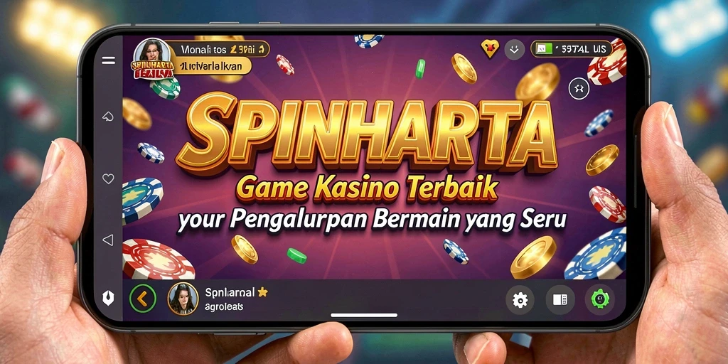 Screenshot gameplay SPINHARTA yang menampilkan keseruan Kasino.