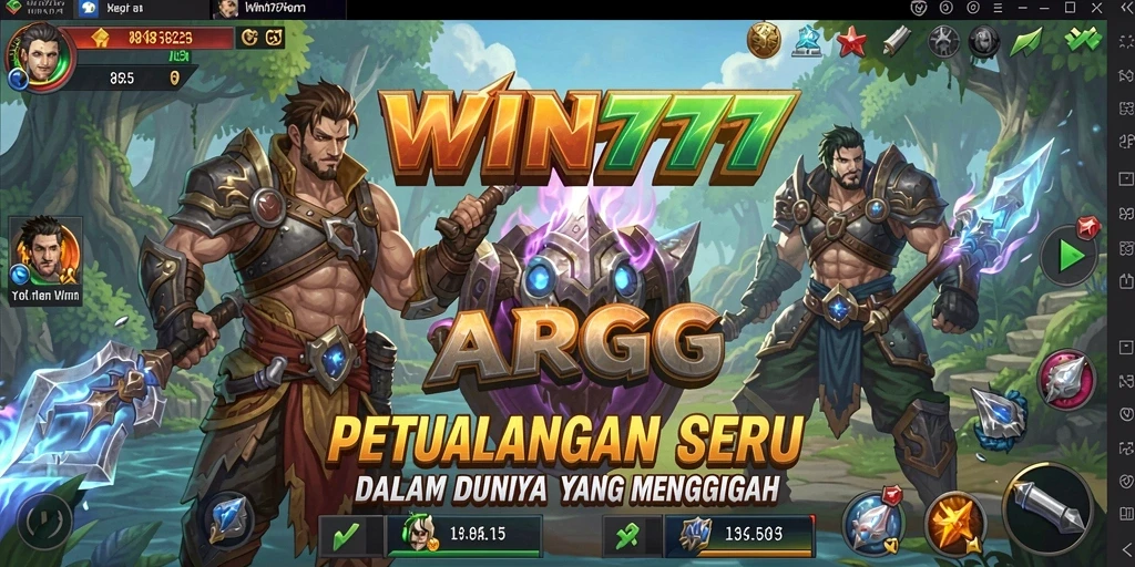 Tampilan intens gameplay ARPG dalam WIN777.